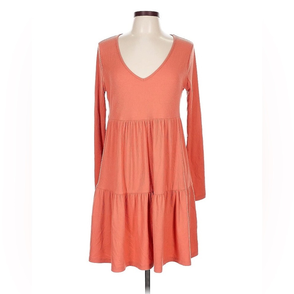 Target Wild Fable Orange Mini Dress! Dropwaist V neck